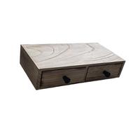 Milageto Porta Capsule di caffè, Organizer da scrivania per cassetti, Supporto Versatile ed Elegante per Macchina da caffè, Ideale Come Regalo per casa, Colore della Venatura del Legno