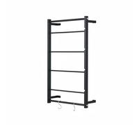 Milageto Porta Nastri da Parete Organizzatore Nastro Supporto Dispenser Espositore in Ferro per Tenere Rotoli Visibili Separazione Colori E Larghezze Adatto , Nero , 40 67