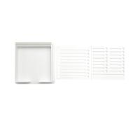 Milageto Porta-note adesive, stencil, porta-note adesive, portatile, robusto, dispenser, organizer per liste di cose da fare, organizzazione, ufficio, casa