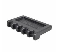 Milageto Porta Stecche Biliardo Parete Supporto Stecche Biliardo Rack 5 Posti Organizzatore Antiscivolo Montaggio a Muro in Gomma Compatto Salvaspazio Adatto a Bar Area Biliardo Casa