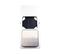 Milageto Porta Stecche da Biliardo Professionale, Pieghevole, per 4 Stecche, Ideale per di Biliardo E Centri Ricreativi, Argento