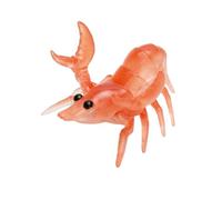 Milageto Portapenne Da Scrivania a Forma di Gambero per Sollevamento Pesi, Espositore Decorativo per Pennelli Da Trucco, Portapenne Da Scrivania per Compleanno, Rosso