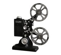 Milageto Proiettore cinematografico modello ornamento stile retrò in resina foto puntelli decorazione da tavolo per fotografia sfondo interno camera da letto