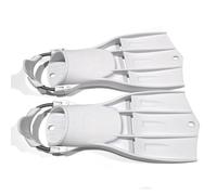 Milageto Propulsori da Immersione da Sub con Cinghia a Molla Uso Versatile Propulsori Immersione Regolabili Gomma Resistente Attrezzatura , Bianco , L 43-46