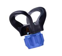 Milageto Protezione per ugello per spruzzatore airless, ricambio, accessori, a prova di perdite, montaggio universale, sede ugello a tenuta manuale, facile, Blu