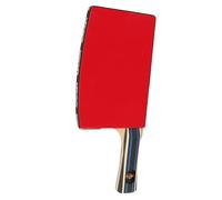 Milageto Racchetta da dalla Forma Unica, Professionale in Legno, Pratica Impugnatura a Penna, Robusta, a Forma di Coltello da per, con Gomma