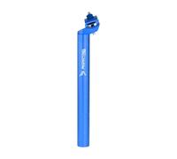 Milageto Reggisella per Bicicletta, Tubo Sella per Bicicletta, Smorzamento Robusto con Morsetto Regolabile, Reggisella con Sospensione, Lunghezza 300 Mm, per C, Blu 3,09x30cm