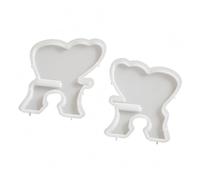 Milageto Resin Book Holder Supporto Libri Scolapiatti Lettura Ferma Libri Base Esposizione in Silicone Stampo Farfalla per Resina Adatto per Cucina Musica, Grande Set Di Fermalibri A Farfalla