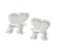 Milageto Resin Book Holder Supporto Libri Scolapiatti Lettura Ferma Libri Base Esposizione in Silicone Stampo Farfalla per Resina Adatto per Cucina Musica, Piccolo Set Di Fermalibri A Farfalla