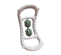 Milageto Rings Cerchio Pilates Training Massaggio Roller Spalle Gambe Rilassamento Muscolare Flessibilità Adatto a Ufficio, Bianco