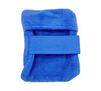 Milageto Sacchetto per la rimozione della sabbia, guanto per la rimozione della sabbia, morbido e pratico, accessori da spiaggia per l'estate, articoli, Blu, S