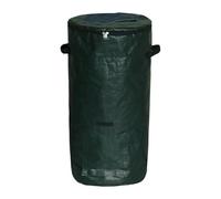 Milageto Sacco per compost con coperchio con cerniera e manici, contenitore per rifiuti da giardino, per esterni, per giardino, per rifiuti, detriti e, Finestra Superiore