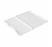 Milageto Scaffale da Cucina Ripiano Estraibile Mensola Contenitore Organizer Vassoio Scorrevole in Acciaio al Carbonio Salvaspazio per Elettrodomestici Pesanti, Bianco Crema
