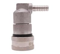 Milageto Scollegamento Rapido per Keg Accessorio Connettore Birra Raccordo Sostituzione Corny Keg Elemento di Riparazione Hardware in Acciaio Inox Resistente a, Barbo Liquido