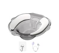 Milageto Sedile WC Sitz Bath Sitz Bath Bacino Antitraboccamento Facile da riporre Bidet Cura post-parto Universale Bacino Bagno Sedile Vapore Donne