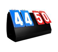 Milageto Segnapunti da Tavolo Tabellone segnapunti Sportivo a 4 cifre Contatore Leggero e Facile da Usare per Allenatori, Giochi di, Calcio,
