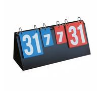 Milageto Segnapunti Impermeabile Portatile Flip Tabellone da Tavolo Contapunti per Match Tabellone Materiale in PVC con Anelli in Metallo Struttura Compatta