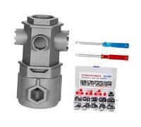 Milageto Set di chiavi per rubinetto con cacciavite Attrezzo manuale per riparazione rubinetto multiuso con guarnizioni per doccia hotel