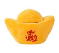 Milageto Sgabello Contenitore a Forma di Hamburger Decorativo Pouf a Forma di Panino Moderno Storage Box Tondo Imbottito per Camera da Letto, Playroom, Stile A