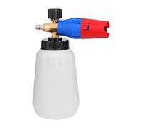 Milageto Spruzzatore di Schiuma Ad Alta Pressione Regolabile 1/4 Connettore Rapido Lavaggio Auto per Idropulitrice Schiuma di Neve per Vetri Interni Ed Esterni