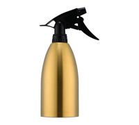 Milageto Spruzzatore Manuale per flacone Spray in Acciaio Inossidabile, Pompa da Giardino, Multiuso, Vuoto, Portatile, per Piante domestiche, Prato, Oro
