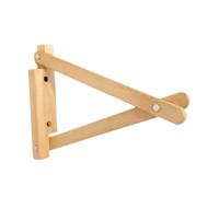 Milageto Staffe per mensole, staffe angolari Fai da Te, triangolari, Resistenti, in Legno Rustico, Decorative per la Stanza dello Studio, Supporto per mensole, 37 Cm