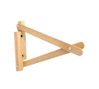 Milageto Staffe per mensole, staffe angolari Fai da Te, triangolari, Resistenti, in Legno Rustico, Decorative per la Stanza dello Studio, Supporto per mensole, 27 Cm