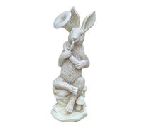 Milageto Statua Ornamentale da Giardino a Forma di Coniglio, Scultura di Coniglio, Statuetta di Coniglio in Resina, Decorazioni per Esterni, Decorazioni a, Style C