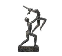 Milageto Statuetta ginnasta, ornamento da tavolo, oggetto da collezione, decorazione creativa per la casa, scultura ginnasta per centrotavola,