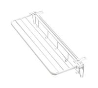 Milageto Stendibiancheria per ringhiera del balcone, davanzale, portabiancheria pieghevole, portasciugamani da appendere per bagno, lavanderia dell'hotel, 45 Cm