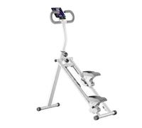 Milageto Stepper Verticale con Manubrio Salvaspazio Stepper con Manubrio Cardio Climbing Machine Contatore per Sportivi in Casa, Principianti, Appartamento
