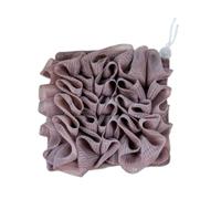 Milageto Strofondo per il corpo della spugna da bagno, strumento di pulizia della pelle, spugna a sfera da bagno a sfera per bambini, massaggio per la pulizia, Marrone