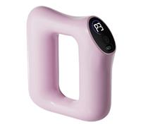 Milageto Strumento di massaggio multifunzionale Anello per massaggio corporeo USB Libera le tue mani Tessuto profondo Anello per tutto il corpo Fascia per, Rosa
