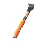 Milageto Strumento Portatile Estensibile in Acciaio Inossidabile per Massaggio Alla Schiena, Ideale Come Regalo per Il Giorno Del Ringraziamento, Viaggi, Casa, Giallo