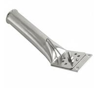 Milageto Supporto Base per Canna Piastra Lucidatura a Specchio Accessorio Nautico Montaggio Facile Attrezzatura da Pesca per Yacht