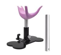 Milageto Supporto per Animali Domestici assistito in Piedi, Panca Morbida per Cani, Regalo per Animali Domestici, Sgabello per Tagliare i peli degli Animali, Rosa