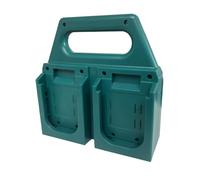 Milageto Supporto per Batteria, Supporto per Batteria, Accessori per Spazio di Lavoro, Leggero, Organizer Portatile per palmari da 18 V, 4 Slot