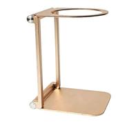 Milageto Supporto per Macchina per Caffè Espresso Portatile, Supporto Pieghevole per Filtro da Caffè in Alluminio, Robusto, per Negozi, Ufficio e all'Aperto, 9,7 x 8,2 x 12,4 Cm