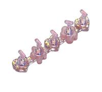 Milageto Supporto per unghie, leggero, espositore per unghie in acrilico, supporto per unghie per esposizione di pittura per forniture per saloni fai da te per, Rosa