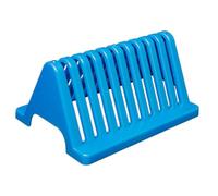 Milageto Supporto per vetrini da microscopio, supporto per vetrini da colorare, supporto per vetrini da scolo per uso professionale, Blu