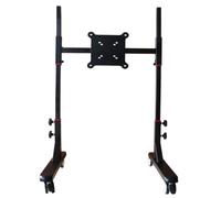 Milageto Supporto Regolabile Carrello Staffa Schermo Supporto Professionale Base Compatta Ferro Gestione Cavi Semplice Adatto per Meeting Stand Fieristici Aule Casa