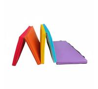 Milageto Tappetino Fitness Pieghevole Tappeto Ginnastica Materassino Allenamento Cuscino Esercizi con Cuciture Rinforzate E Superficie Stabile per Pratiche Ripetute Adatto per Casa Palestra Sala Danza