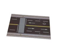 Milageto Tappetino per parcheggio Modello in Scala 1/64, Sfondo Antiscivolo, Diorama per Garage sotterraneo, Display per Mini Auto, con Attraversamento Pedonale