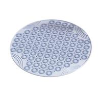 Milageto Tappetino sensoriale per massaggio ai piedi, leggero, per bambini, in piedi, per camminare, per il bagno, per si allena a lungo seduto, Blu