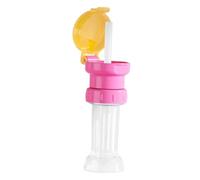 Milageto Tappo di conversione per beccuccio per bottiglia d'acqua con cannuccia, tappo di copertura a torsione per bambini piccoli, per viaggi, auto, Rosso Giallo