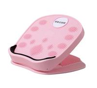Milageto Tavola per L'equilibrio dei Polpacci, Portatile, Antiscivolo, Regolabile su 16 Livelli, per Allungare I Polpacci Contratti E I Muscoli Posteriori, Rosa