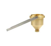 Milageto Tazza per La Viscosità Della Vernice N. 4, Viscosimetro Portatile in Acciaio Inossidabile E Rame, Apparecchiature per Collaudo per Misurare La Viscosità Dei Materiali Di Vernice N. 4