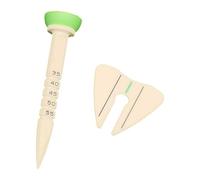 Milageto Tee da Golf Regolabile in Altezza, Attrezzatura per Tee da Golf, Porta Palline da Golf Riutilizzabile per Esercizi, campi Pratica, Riscaldamento, Verde