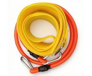 Milageto Tennis Ausilio Allenamento Tennis Cinghia Nylon Corda Elastica Resistente Agganci Metallo per Aumentare Rotazione Del Busto Della Racchetta Adatto a
