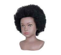 Milageto Testa di manichino con capelli Testa di manichino multifunzionale Tessitura con supporto Testa di parrucche Supporto per trecce Formazione pratica di, Ragazze